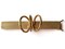 Vintage Gold Barrette with Loop Design - Hair Clip from the 1950s or 1960s